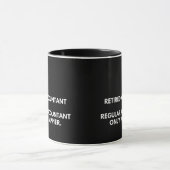 Mug Comptable retraité drôle retraite (Centre)