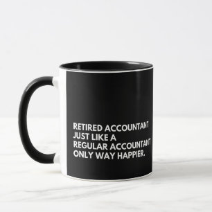 Mug Comptable retraité drôle retraite