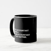 Mug Comptable retraité drôle retraite (Devant gauche)