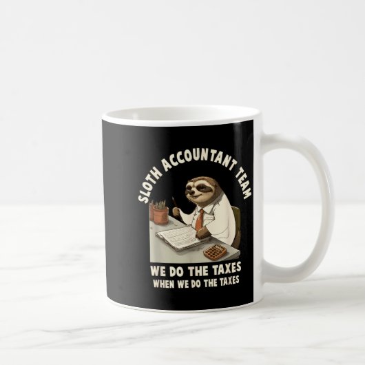 Mug Comptable saison fiscale jour comptabilité fiscali (Droite)
