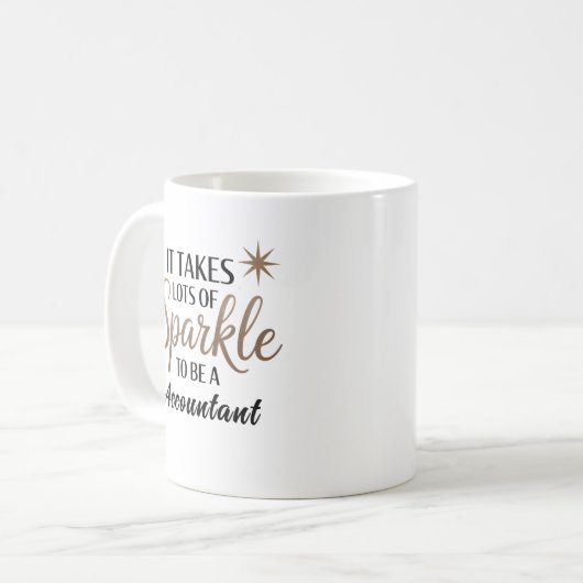 Mug Comptable Sparkle (Devant gauche)