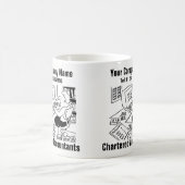Mug Comptable travaillant dans le dessin de bureau (Centre)
