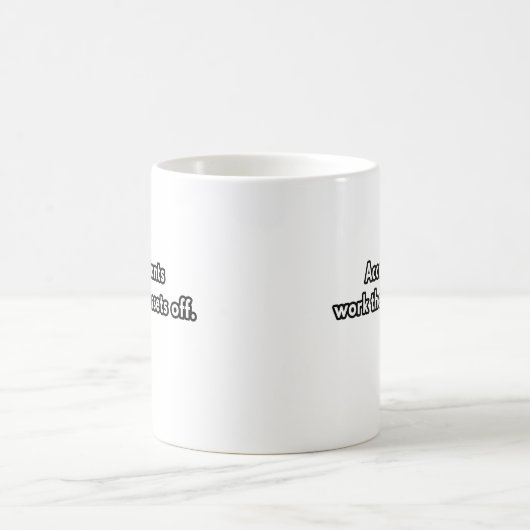 Mug Comptables travail - comptable amusant cadeaux gag (Centre)