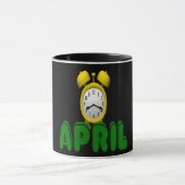 Mug Compte à rebours d'avril (Centre)