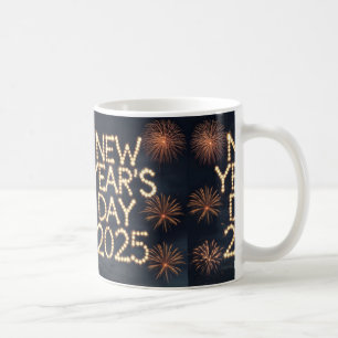 Mug Compte à rebours jusqu'en 2025 : Cadeaux du Nouvel