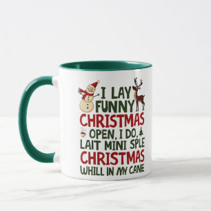 Mug Compte à rebours pour Noël avec une drôle de tourn