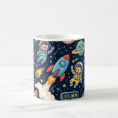 Mug Compte à Rebours Spatial Fusée (Centre)