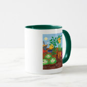 Mug Compte-Jardin de temps (Devant droit)