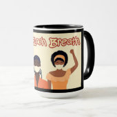 Mug Compter chaque respiration  (Devant droit)