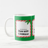 Mug Compter les jours jusqu'à Noël (Gauche)