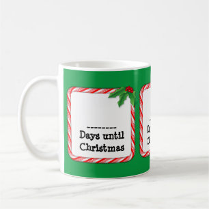 Mug Compter les jours jusqu'à Noël