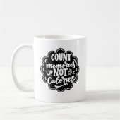 Mug Compter les souvenirs pas les Calories Cook (Gauche)