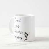 Mug Compter Vos Bénédictions Tous Les Jours (Devant gauche)