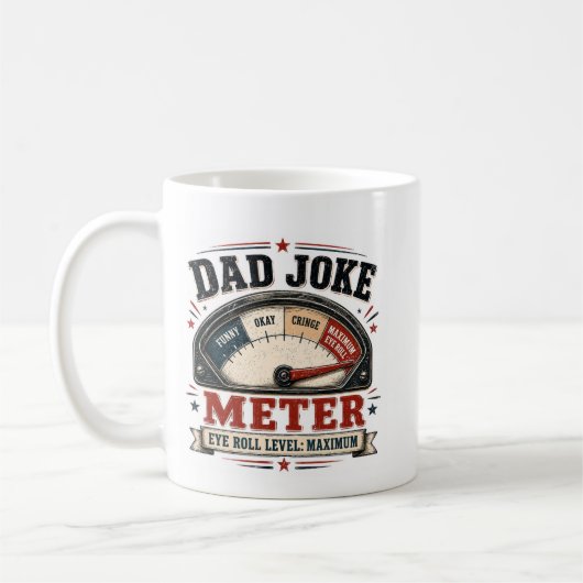 Mug Compteur de blagues de papa (Gauche)