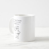 Mug Comptez Sur Mon Humour De Géométrie Solide Fiable (Devant gauche)