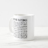 Mug Comptez vos bénédictions (Devant gauche)