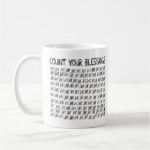 Mug Comptez vos bénédictions (Gauche)