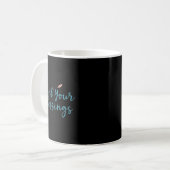 Mug Comptez vos bénédictions – Foi chrétienne insratio (Devant gauche)