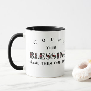 Mug Comptez Vos Bénédictions Nommez-Les Un À Un Automn