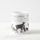 Mug Comptez vos bénédictions pour les amateurs de chèv (Centre)