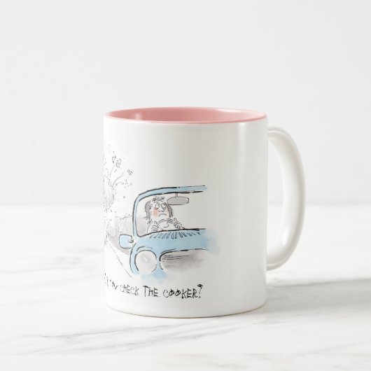 Mug Compulsif Worrier (Devant droit)