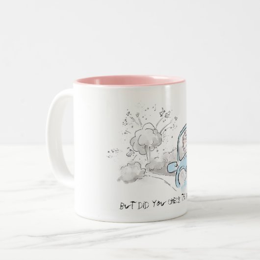 Mug Compulsif Worrier (Devant gauche)