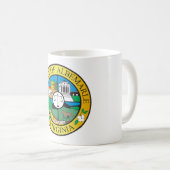 Mug Comté de Albemarle grand phoque (Devant droit)