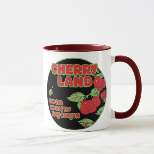Mug Comté de Cherryland Door Wisconsin (Droite)