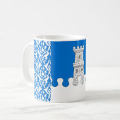 Mug Comté de chiens lugubres insigne de populace (Devant gauche)