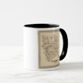Mug Comté de Chittenden dans le Vermont (Devant droit)