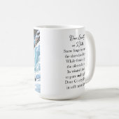 Mug Comté de Door Wisconsin | Hiver gelé (Devant droit)