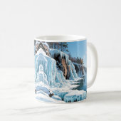 Mug Comté de Door Wisconsin | Hiver gelé (Devant droit)