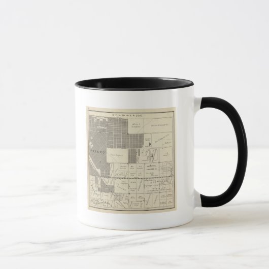 Mug Comté de Fresno, Californie 18 (Droite)