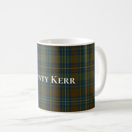 Mug Comté de Kerr Tartan (Devant droit)