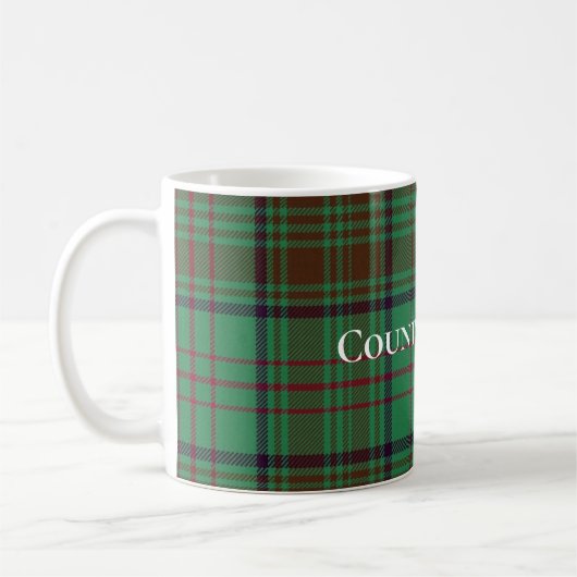 Mug Comté d'Irlande Dublin Tartan (Gauche)