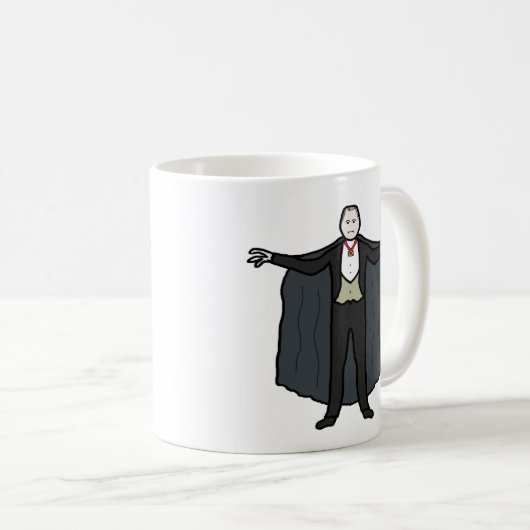 Mug Comte Dracula Vampire (Devant droit)