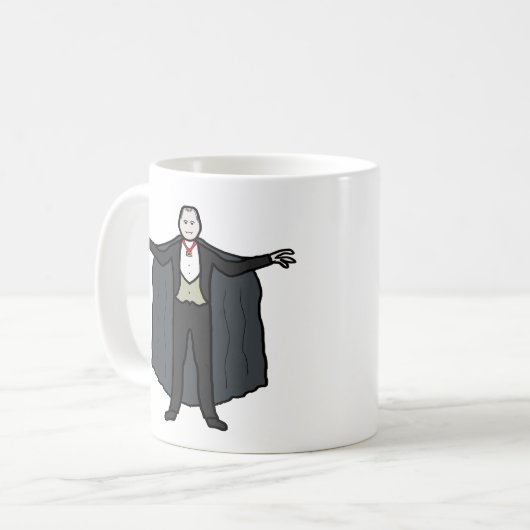 Mug Comte Dracula Vampire (Devant gauche)