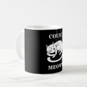 Mug Comte Meowt Kitty Funny Chat Pun (Devant gauche)