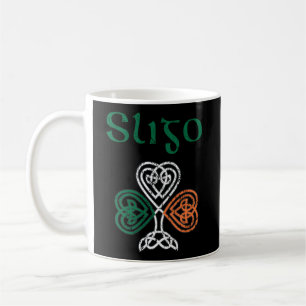 Mug Comté Sligo Shamrock Irlande Drapeau Craic Et Ceol