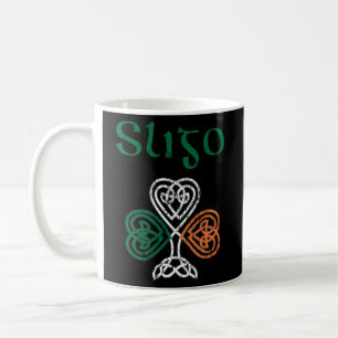 Mug Comté Sligo Shamrock Irlande Drapeau Craic Et Ceol