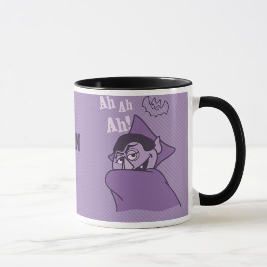 Mug Comte von Count - Ah Ah Ah! | Ajoutez votre nom (Droite)