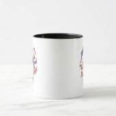 Mug Comte von Count dessin au trait noir et blanc (Centre)