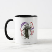 Mug Comte von Count dessin au trait noir et blanc (Gauche)