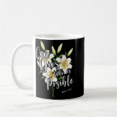 Mug Con Dios Todo Es Sible Shirt Christian Spanish For (Gauche)