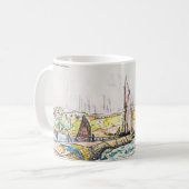 Mug Concarneau (vers 1925) tableau de Paul Signac (Devant gauche)