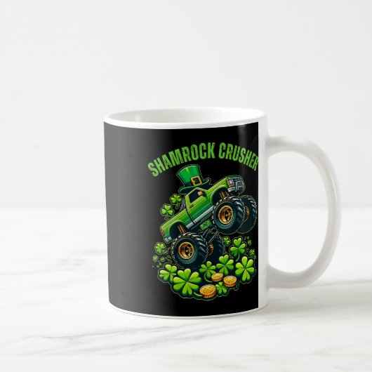 Mug Concasseur de trèfle de la Saint-Patrick pour garç (Droite)