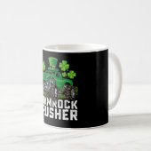 Mug Concasseur Shamrock Fête de la Saint-Patrick Monst (Devant droit)