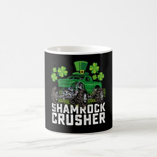 Mug Concasseur Shamrock Fête de la Saint-Patrick Monst (Centre)