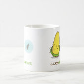 Mug Concentré drôle mignon de maïs de Punny (Centre)