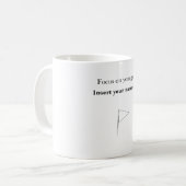 Mug Concentrez-vous sur vos objectifs (Devant gauche)